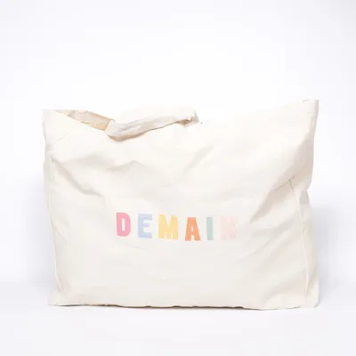 Canvas bag (Beige, Multicolored) from Sézane
