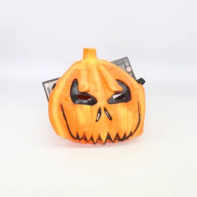 Maskerade masker (Orange, Sort) fra Halloween