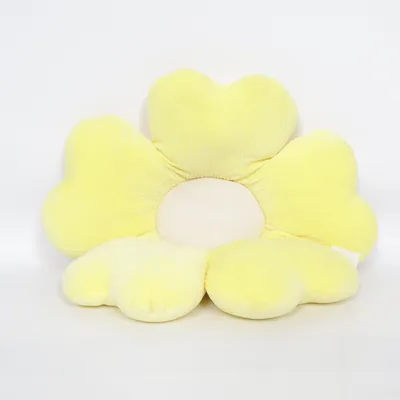 Prydnadskudde (Gul, Vit) från Depot Polyester