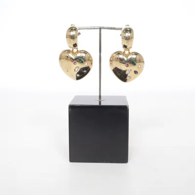 Clips-örhängen (Guldfärgad) Okänd metall