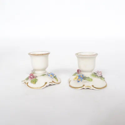 Candle holder (White, Multicolored)