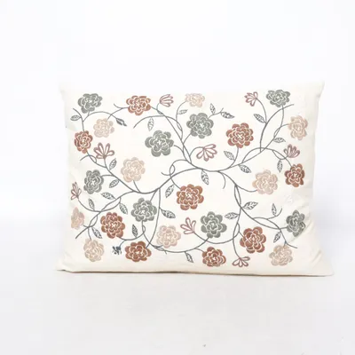 Prydnadskudde (Beige, Flerfärgad) från Linum