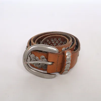 Belt (Brown, Silver) from Liebeskind Berlin Leather