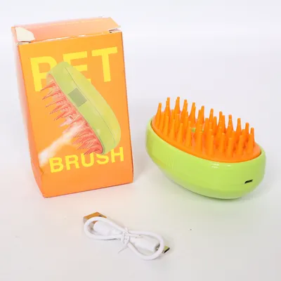 Carding brush (Green, Multicolored) from Pet Club