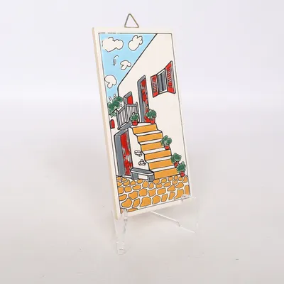 Wall plaque (White, Multicolored) from Knossos