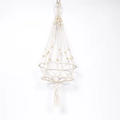 Hanging flower pot (White, Beige)