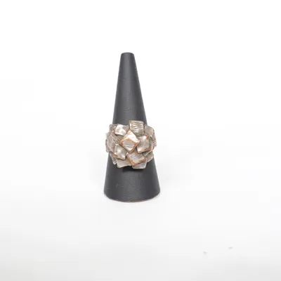 Ring (Sølv, Brun) fra Leonardi Ukendt metal