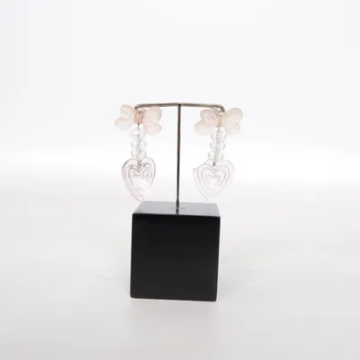 Örhängen (Rosa) Okänd metall