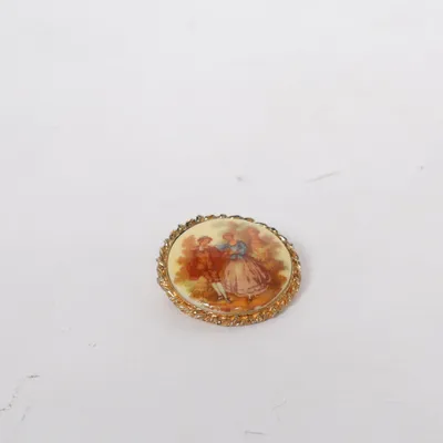 Broche (Guld, Flerfarvet) Ukendt metal