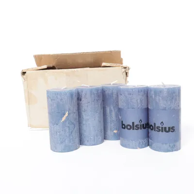 Stompkaarsen (Blauw) van Bolsius