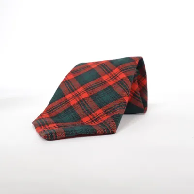 Tie (Red, Green) from Portia Wool