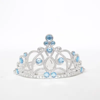 Tiara (Silverfärgad, Blå)