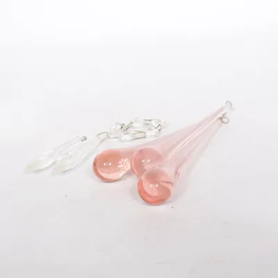 Julgranspynt (Rosa, Transparent)