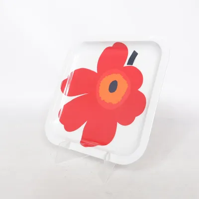 Tray (White, Red, Multicolored) from Marimekko