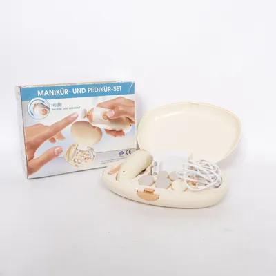 Manikyrset (Beige, Vit)