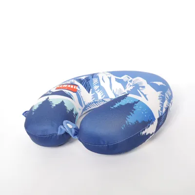 Neck pillow (Blue, White, Red)