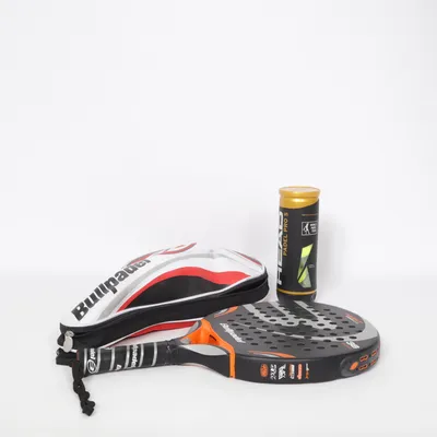 Padel racket (Black, Orange, Gray) from Bullpadel