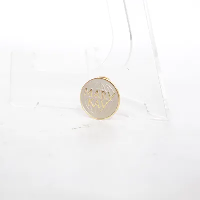 Pin (Gray, Gold) from Mary Kay Unknown metal
