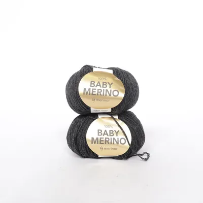 Fil (Noir) de Baby Merino Laine de mouton