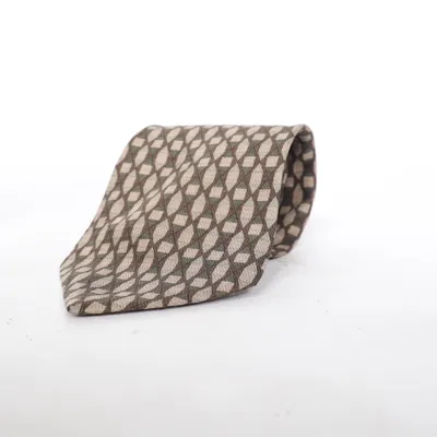Tie (Brown, Green, Beige) from Structure Silk