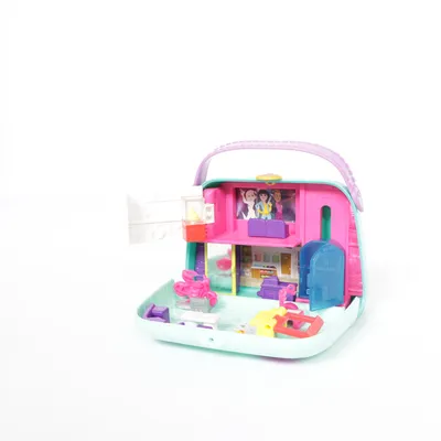 Dukkehus (Turkis, Flerfarvet) fra Polly Pocket