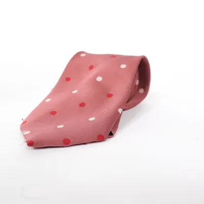 Cravate (Rose, Rouge, Blanc) de New Fast Polyester