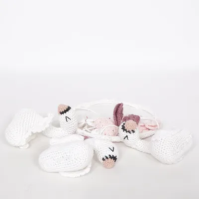Babymobil (Vit, Rosa, Flerfärgad)