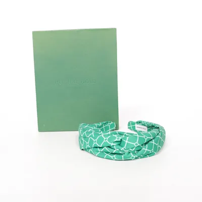 Serre-tête (Vert, Blanc) de Hermine Hold
