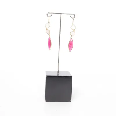 Earrings (Gold, Multicolored) Unknown metal
