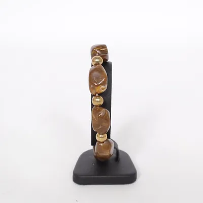 Bracelet (Brown, Gold) Unknown metal