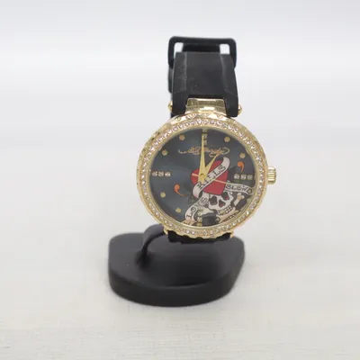 Wristwatch (Black, Gold) from Ed Hardy