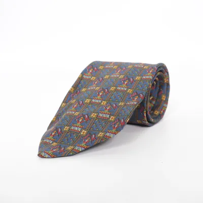 Stropdas (Blauw, Meerkleurig) van Salvatore Ferragamo