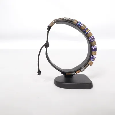 Bracelet (Marron, Bleu, Multicolore) Métal inconnu