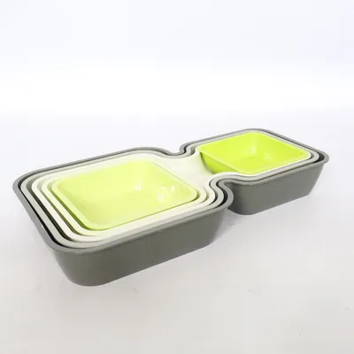 Serveerkom (Grijs, Groen, Wit) van Vacu Vin