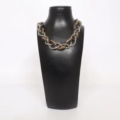 Necklace (Black, Gold, Silver) Unknown metal