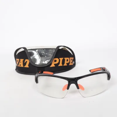 Glasses (Black, Orange) from Fat Pipe