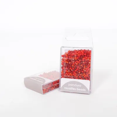 Perles en plastique (Rouge, Orange) de Panduro
