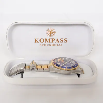 Wristwatch (Blue, Silver, Gold) from Kompass