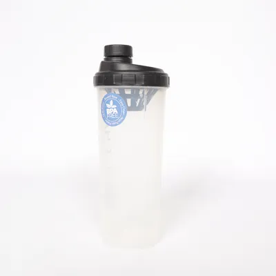 Shaker à protéines (Transparent, Noir) de Alpha