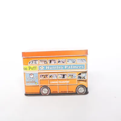 Box (Orange, Multicolored) from Huntley & Palmers