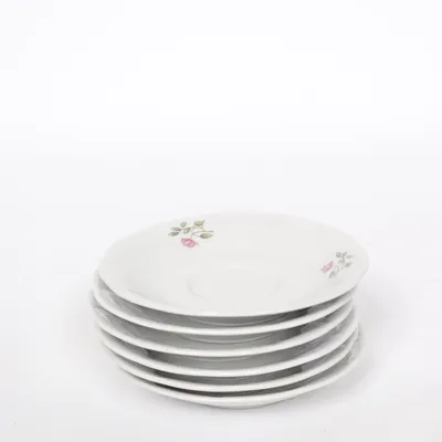 Small plate (White, Multicolored) from Fabryka Porcelany Chodzież