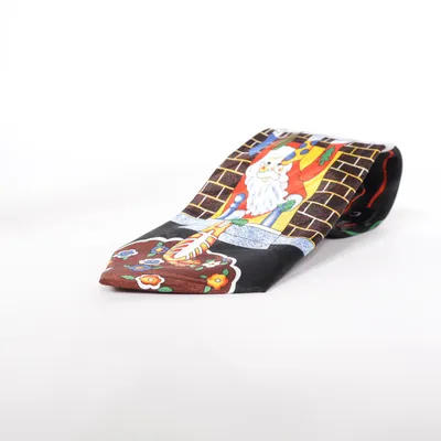 Stropdas (Zwart, Meerkleurig) van Creole Polyester