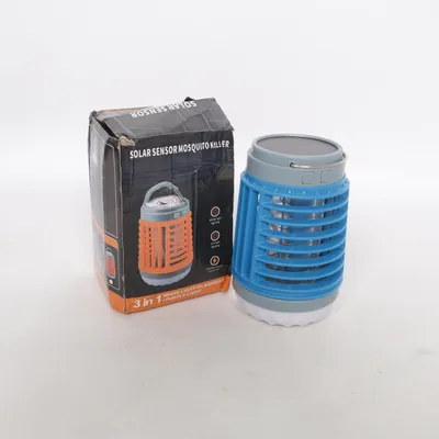 Solcellslampa (Blå, Grå)