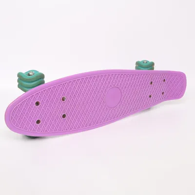 Skateboard (Purple, Multicolored)