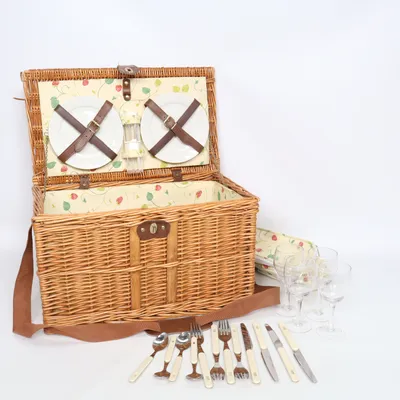 Picnic bag (Brown, Multicolored)