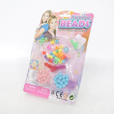 Plastic beads (Multicolored) from Fashion