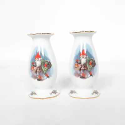Lysestage (Exclusive Edition Lars Carlson ) fra Christineholm Porcelaine
