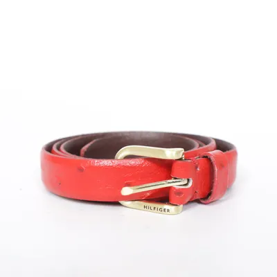 Bælte (Rød) fra Tommy Hilfiger Læder