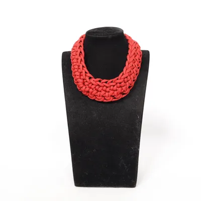 Choker (Rood) van Mela Onbekend materiaal