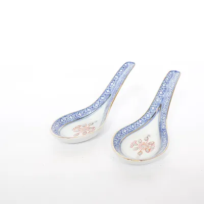 Sked (Blå, Vit, Guldfärgad)